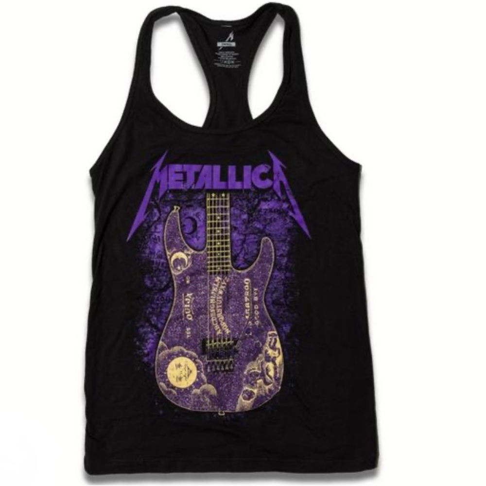 Metallica Kirk Hammett Purple Ouija guitar tank top